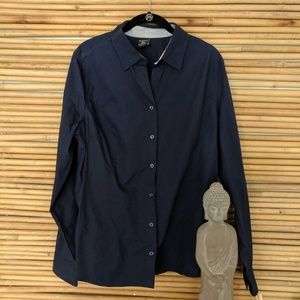 George Navy Blue button down